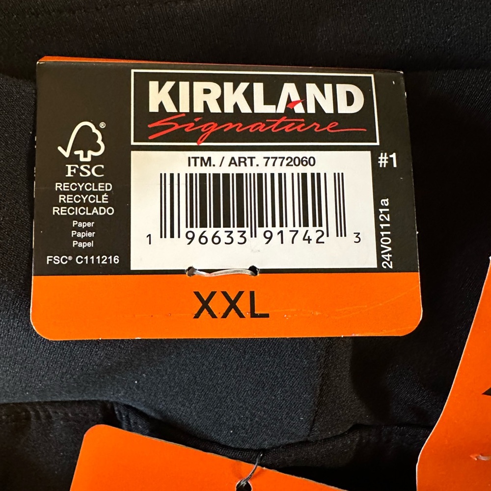 Kirkland Signature Black Pull-On Trouser Ankle Pants - Picture 5 of 7